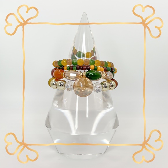 ❀ 2/$20 Multicolored Nature Bohemian Beaded Bundle Bracelet Set - Picture 5 of 5
